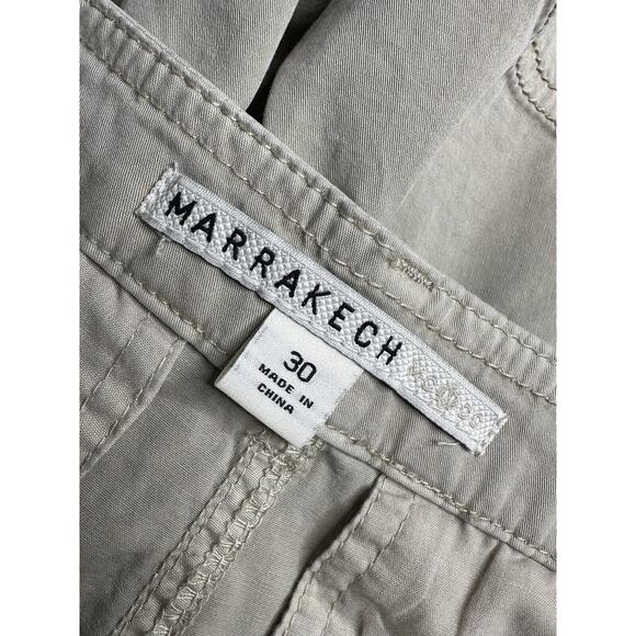 MARRAKECH SOLID Drawstring SHORTS SOFT Cotton‎ Khaki SZ 30 - Picture 13 of 14